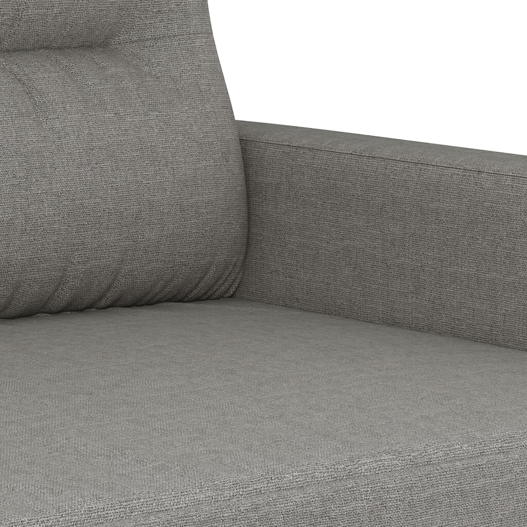 vidaXL 2-Seater Sofa Dark Gray 47.2 Fabric - 54.3 x 30.3 x 31.5