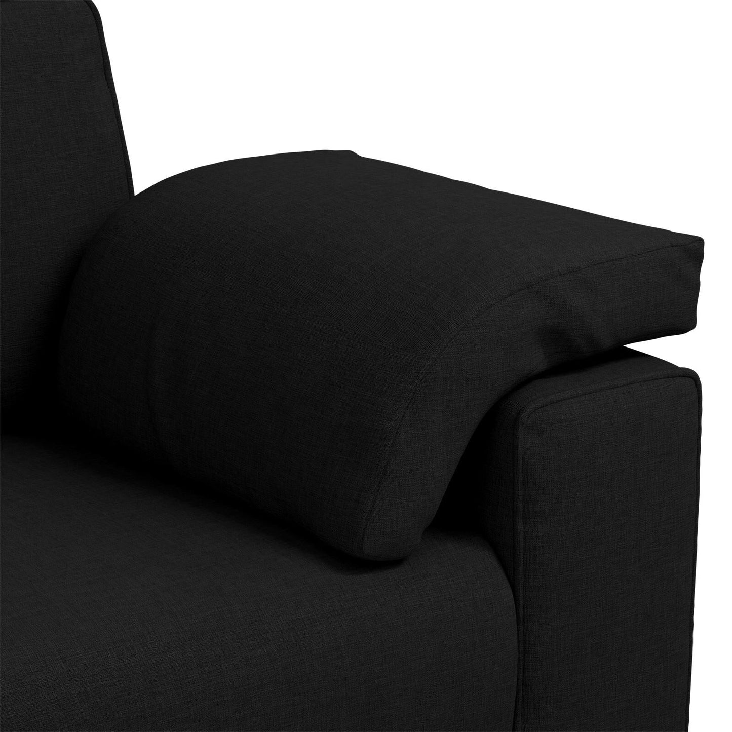 vidaXL Sofa Black/Dark grey Metal - 86.2 x 30.3 x 32.3