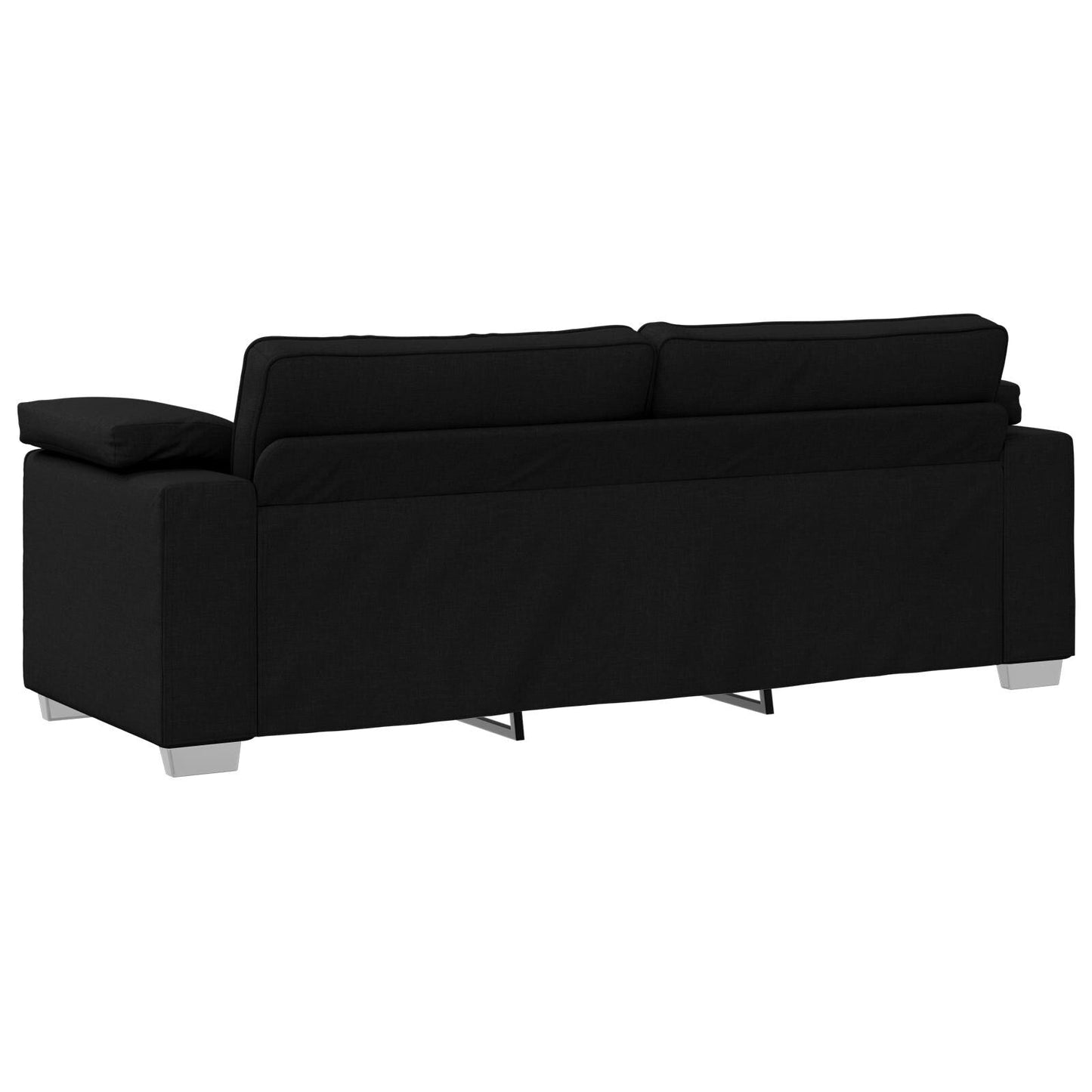 vidaXL Sofa Black/Dark grey Metal - 86.2 x 30.3 x 32.3