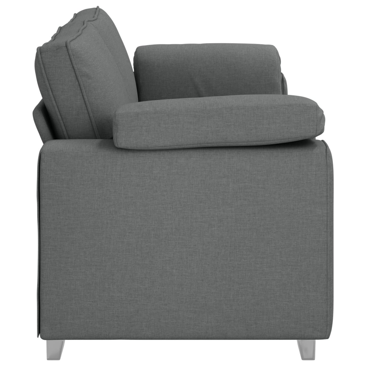vidaXL Sofa Black/Dark grey Metal - 86.2 x 30.3 x 32.3