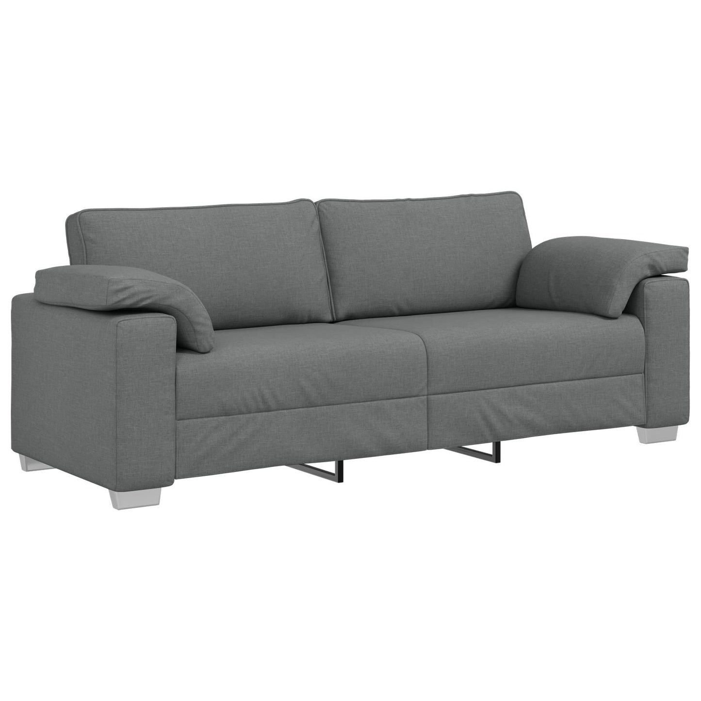 vidaXL Sofa Black/Dark grey Metal - 86.2 x 30.3 x 32.3