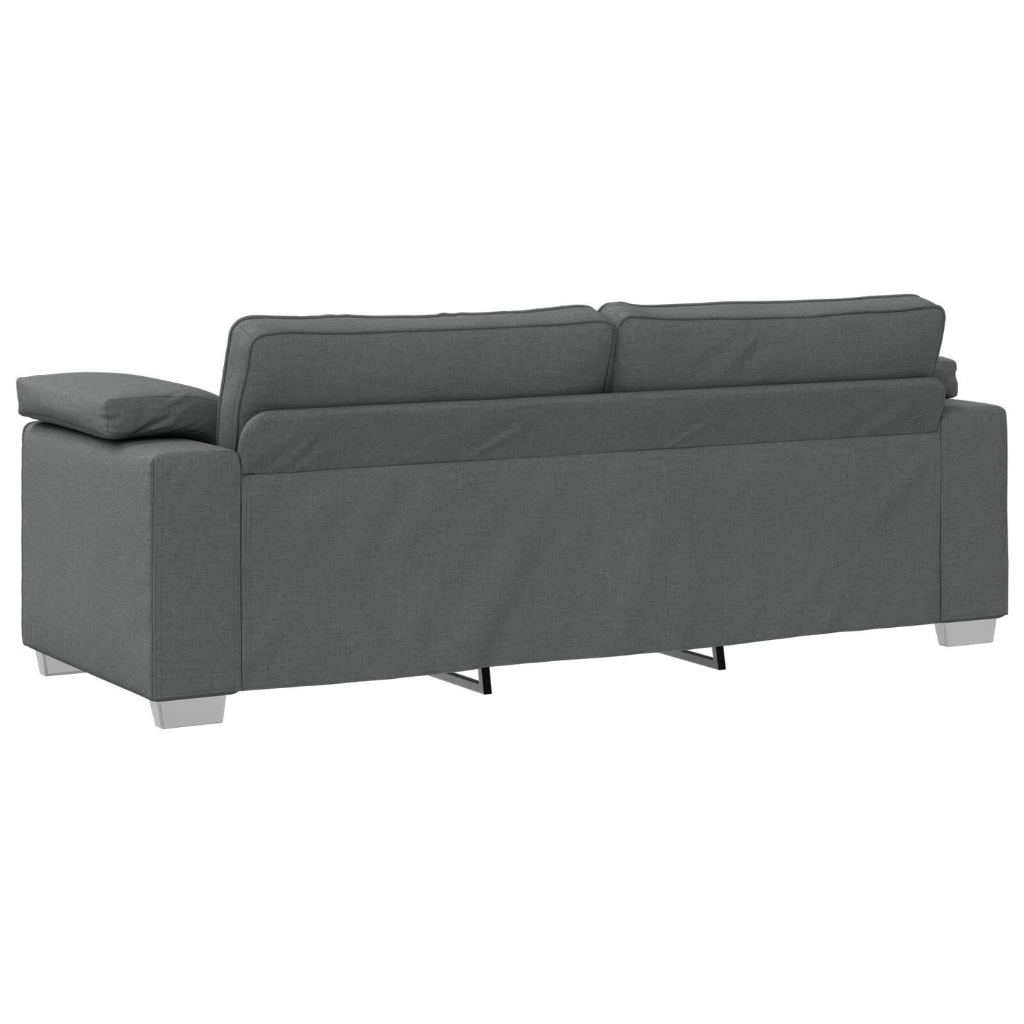 vidaXL Sofa Black/Dark grey Metal - 86.2 x 30.3 x 32.3