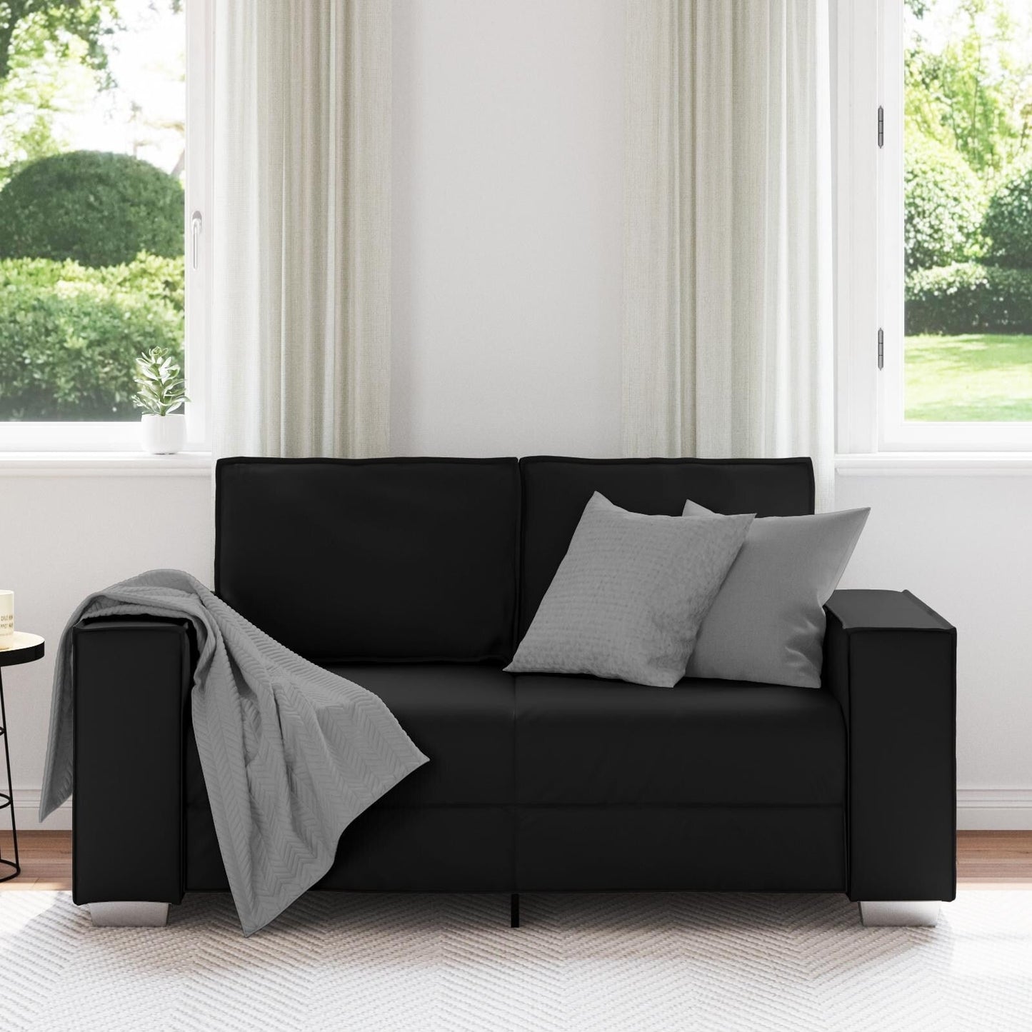 vidaXL Sofa Black