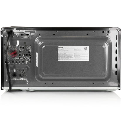 0,9 Kubikfuß 900 W Tischmikrowelle in Schwarz mit One Touch Express Cooking