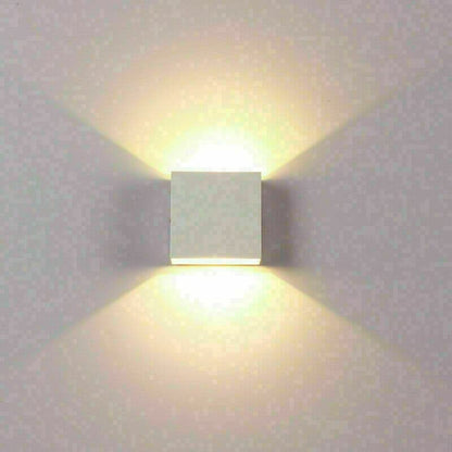 1 Stück LED-Wandleuchten Up Down Cube Wandleuchte