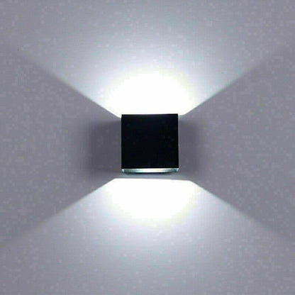 1 Stück LED-Wandleuchten Up Down Cube Wandleuchte