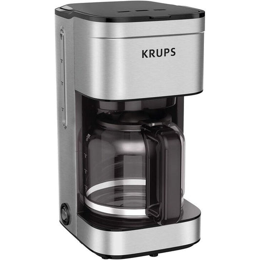Filterkaffeemaschine für 10 Tassen, Digitalanzeige, Edelstahl-Finish, programmierbarer Timer, automatische Abschaltung