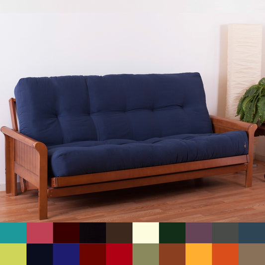 10 Zoll dicke Twill-Futonmatratze (Twin, Full oder Queen)