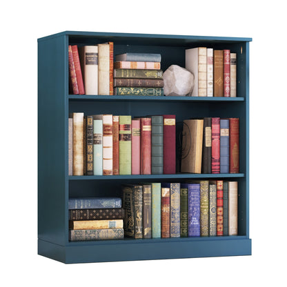 Bücherregal mit 3 Regalböden aus 100 % Massivholz und optionalen Türen von Palace Imports