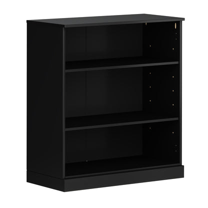 Bücherregal mit 3 Regalböden aus 100 % Massivholz und optionalen Türen von Palace Imports