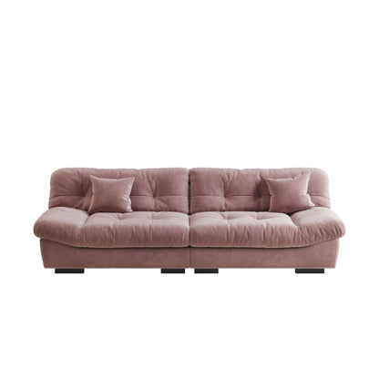 105'' Minimalism Cloud Sofa Loveseat with Two Pillow