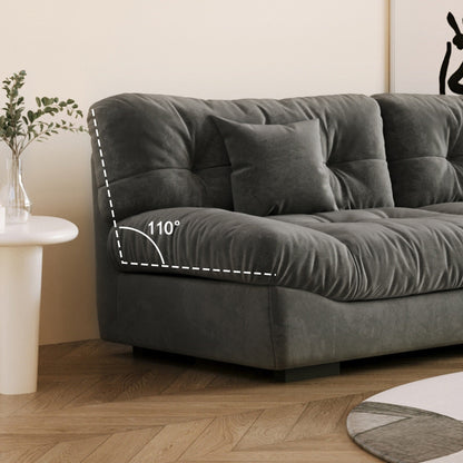 105'' Minimalism Cloud Sofa Loveseat with Two Pillow