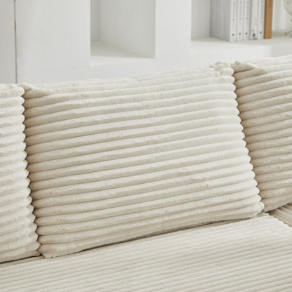 106 Cloud Sectional Couch Double Chaise Lounges,Deep Seat Modern Modular Sofa For Living Room,No Assembly Required