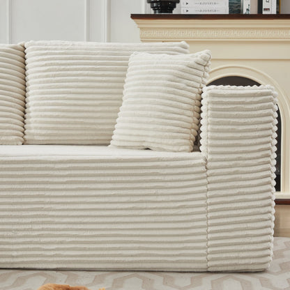 106 Cloud Sectional Couch L-Shape With Left Facing Chaise,Deep Seat Modern Modular Sofa For Living Room,No Assembly Required