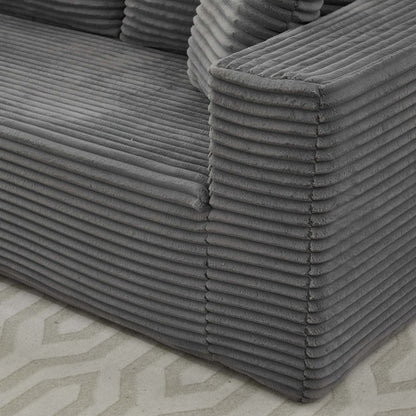 106 Cloud Sectional Couch L-Shape With Left Facing Chaise,Deep Seat Modern Modular Sofa For Living Room,No Assembly Required