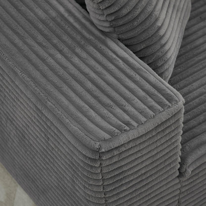 106 Cloud Sectional Couch L-Shape With Right Facing Chaise,Deep Seat Modern Modular Sofa For Living Room,No Assembly Required