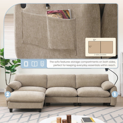 108 Inch Modular Sectional Sofa