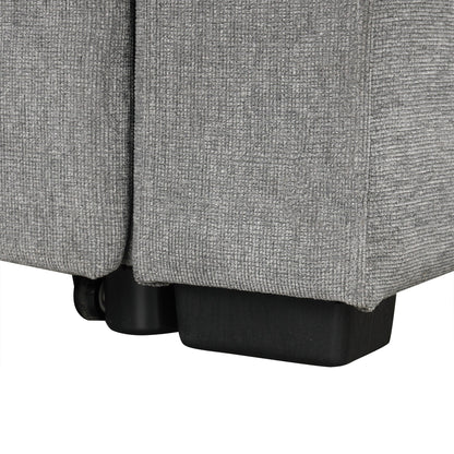 108 Inch Modular UâShaped Sectional Sofa with Pull Out Sleeper, USB Ports and Dual Cup Holders for Living Room