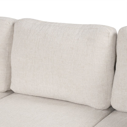 108 Inch Modular UâShaped Sectional Sofa with Pull Out Sleeper, USB Ports and Dual Cup Holders for Living Room