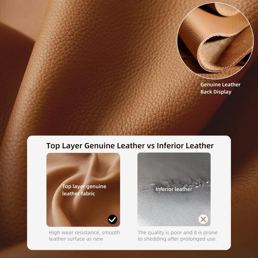 112.5'' Vegan Leather Power Reclining Sofa with USB Charging Port
