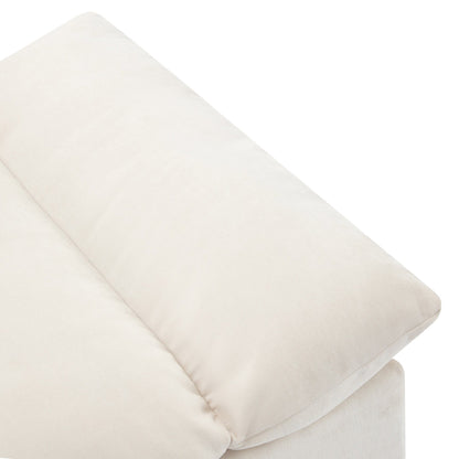 119.5 Large Polyester 3-seater Sofa with 2 Storage Units and Rubber Wood Legs for Living Room