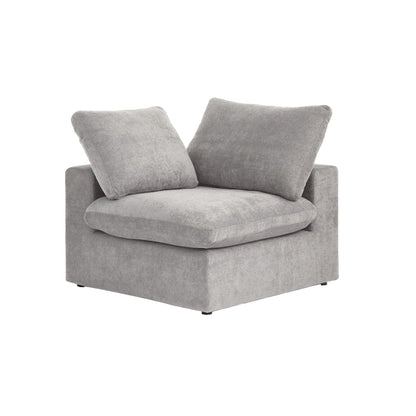 120 L-shaped Modern Sectional Sofa Linen Modular Sofa Couch with Storage Ottoman