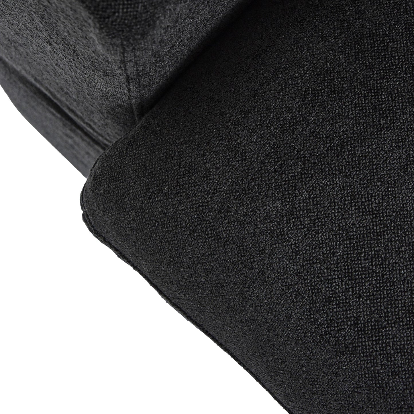 120 L-shaped Modern Sectional Sofa Linen Modular Sofa Couch with Storage Ottoman