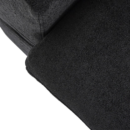 120 L-shaped Modern Sectional Sofa Linen Modular Sofa Couch with Storage Ottoman