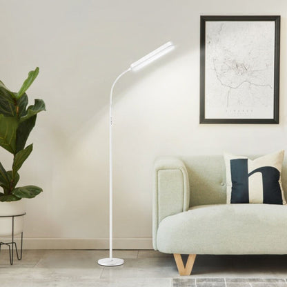 12 W dimmbare LED-Stehlampe zum Arbeiten/Lesen mit Fernbedienung und Touch-Steuerung – N/A