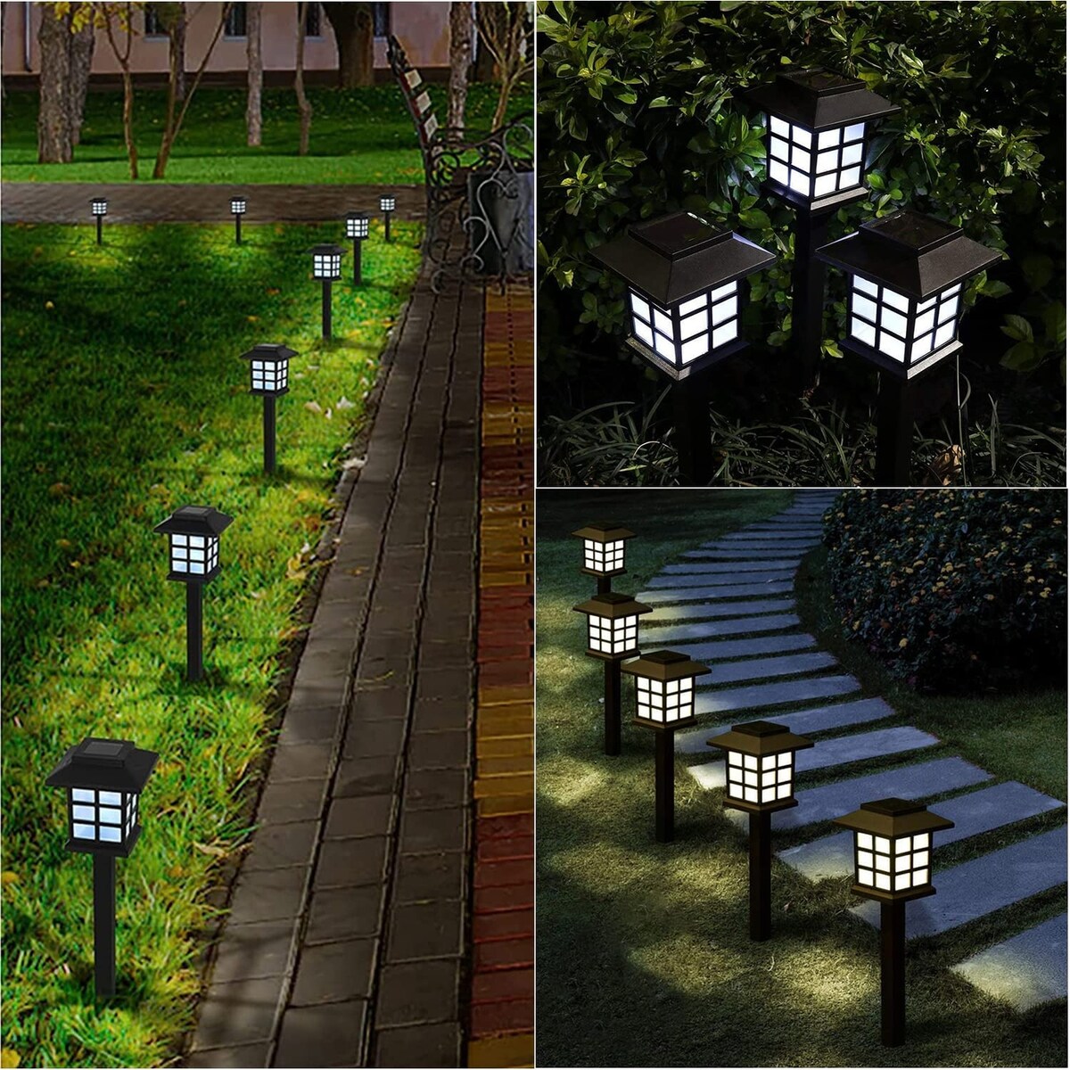 12 stücke Garten Wasserdichte Outdoor Solar Lichter für Hof, Landschaft, Terrasse