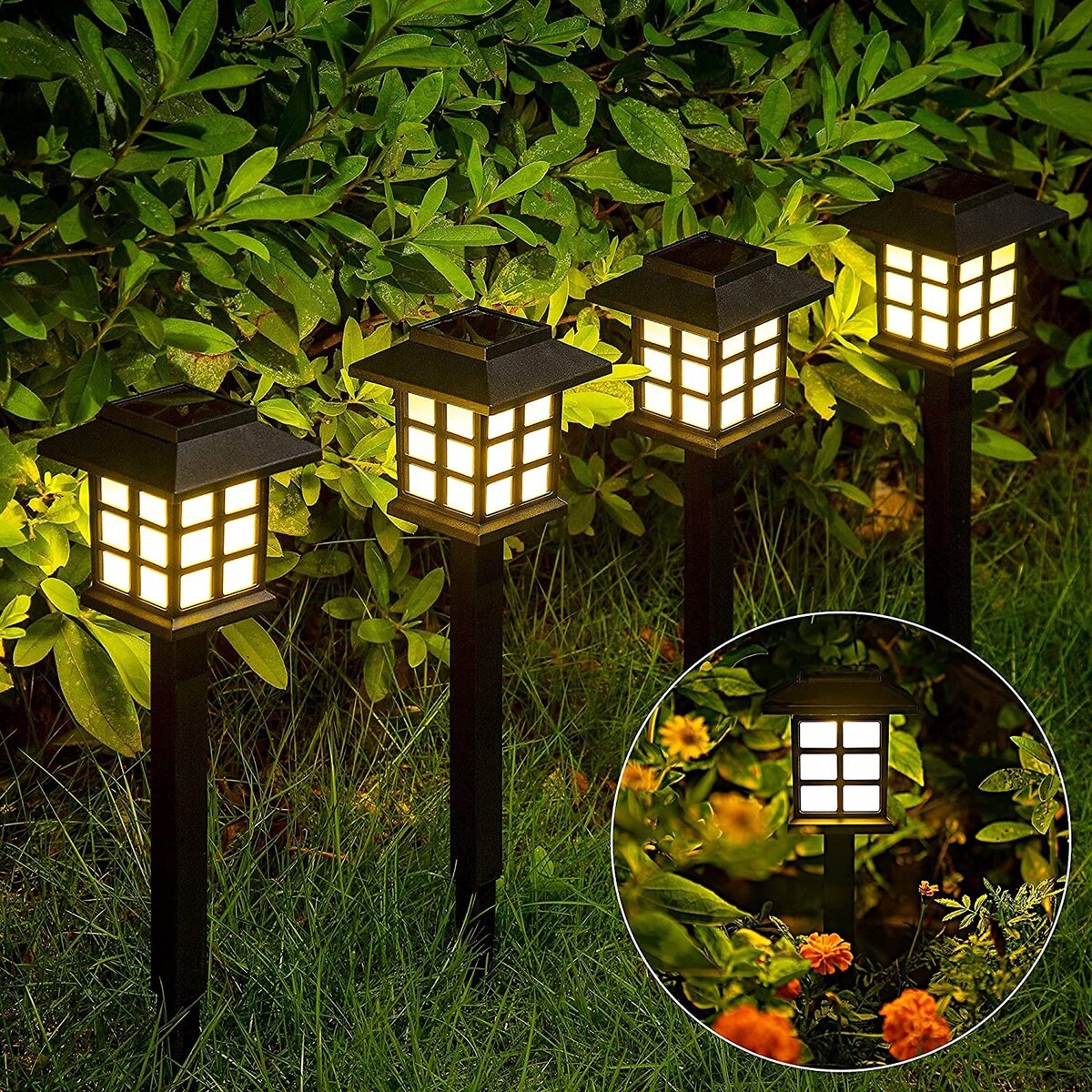12 stücke Garten Wasserdichte Outdoor Solar Lichter für Hof, Landschaft, Terrasse
