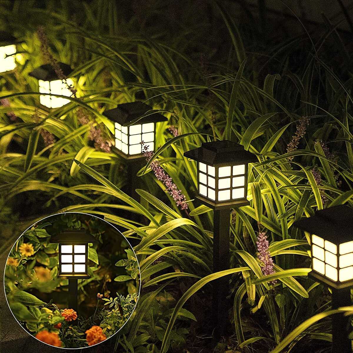 12 stücke Garten Wasserdichte Outdoor Solar Lichter für Hof, Landschaft, Terrasse