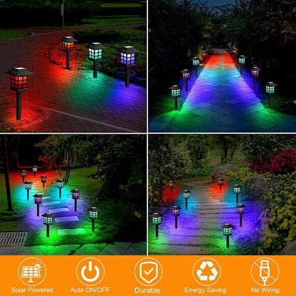 12 stücke Garten Wasserdichte Outdoor Solar Lichter für Hof, Landschaft, Terrasse