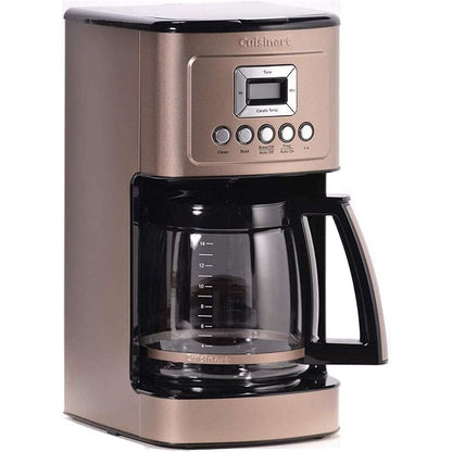 14-Tassen-Kaffeevollautomat, Glaskaraffe, Brühstärkeregelung, 1-4 Tassen-Einstellung, Edelstahl, Umbra
