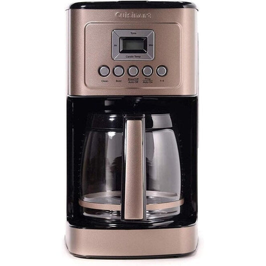 14-Tassen-Kaffeevollautomat, Glaskaraffe, Brühstärkeregelung, 1-4 Tassen-Einstellung, Edelstahl, Umbra