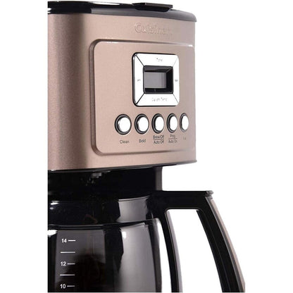14-Tassen-Kaffeevollautomat, Glaskaraffe, Brühstärkeregelung, 1-4 Tassen-Einstellung, Edelstahl, Umbra