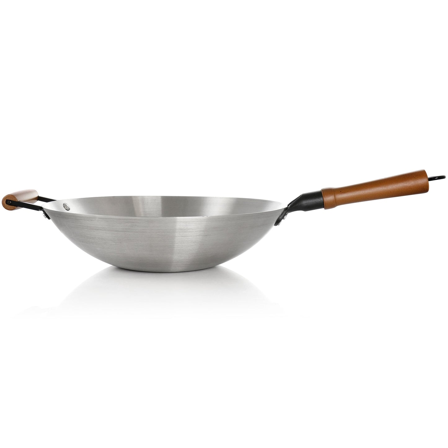 14 Zoll Edelstahl-Wok