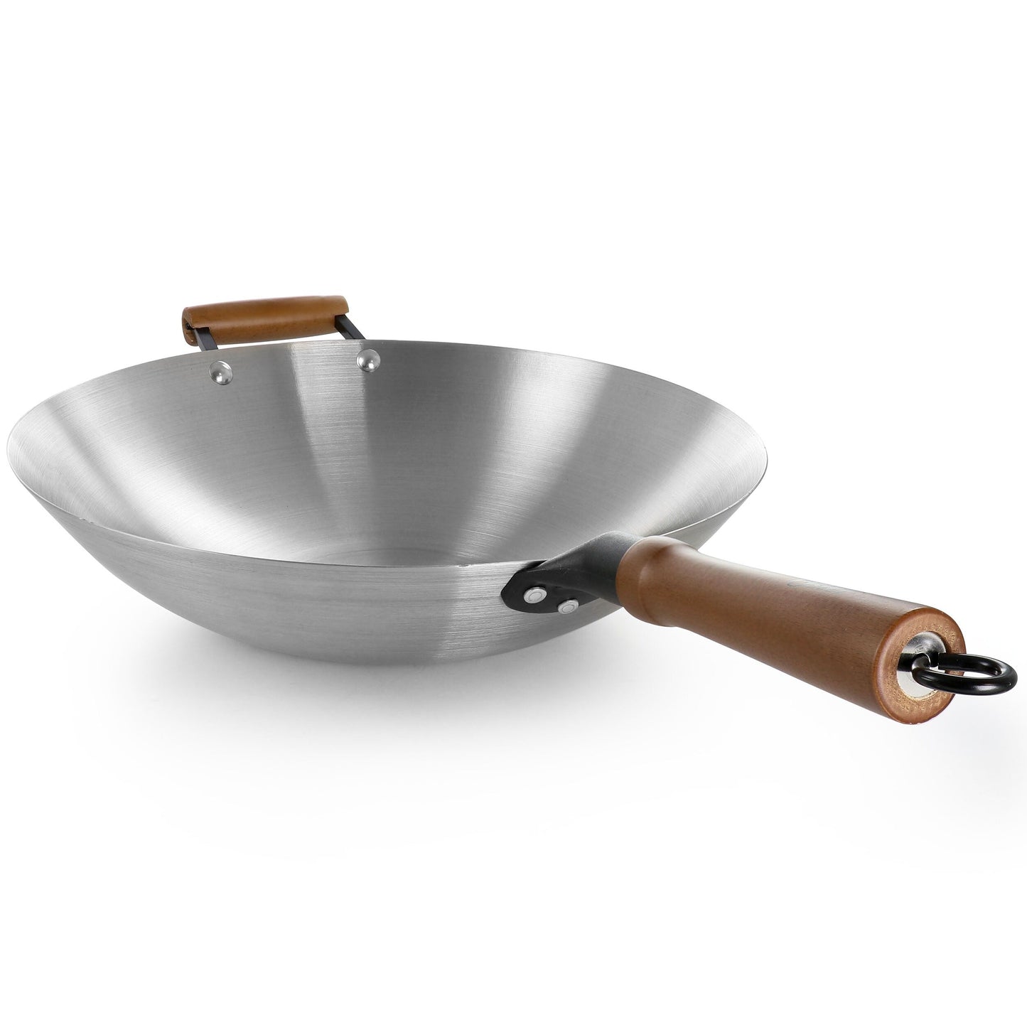 14 Zoll Edelstahl-Wok