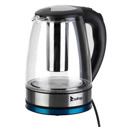 1500 W 1,8 l Wasserkocher, Wasserkocher, Glas Tee, Kaffeekanne, automatische Abschaltung
