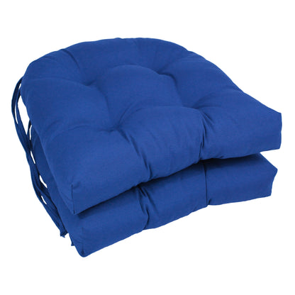 16 Zoll große U-förmige Stuhlkissen aus Twill für den Innenbereich (2er-, 4er- oder 6er-Set) – 16 x 16