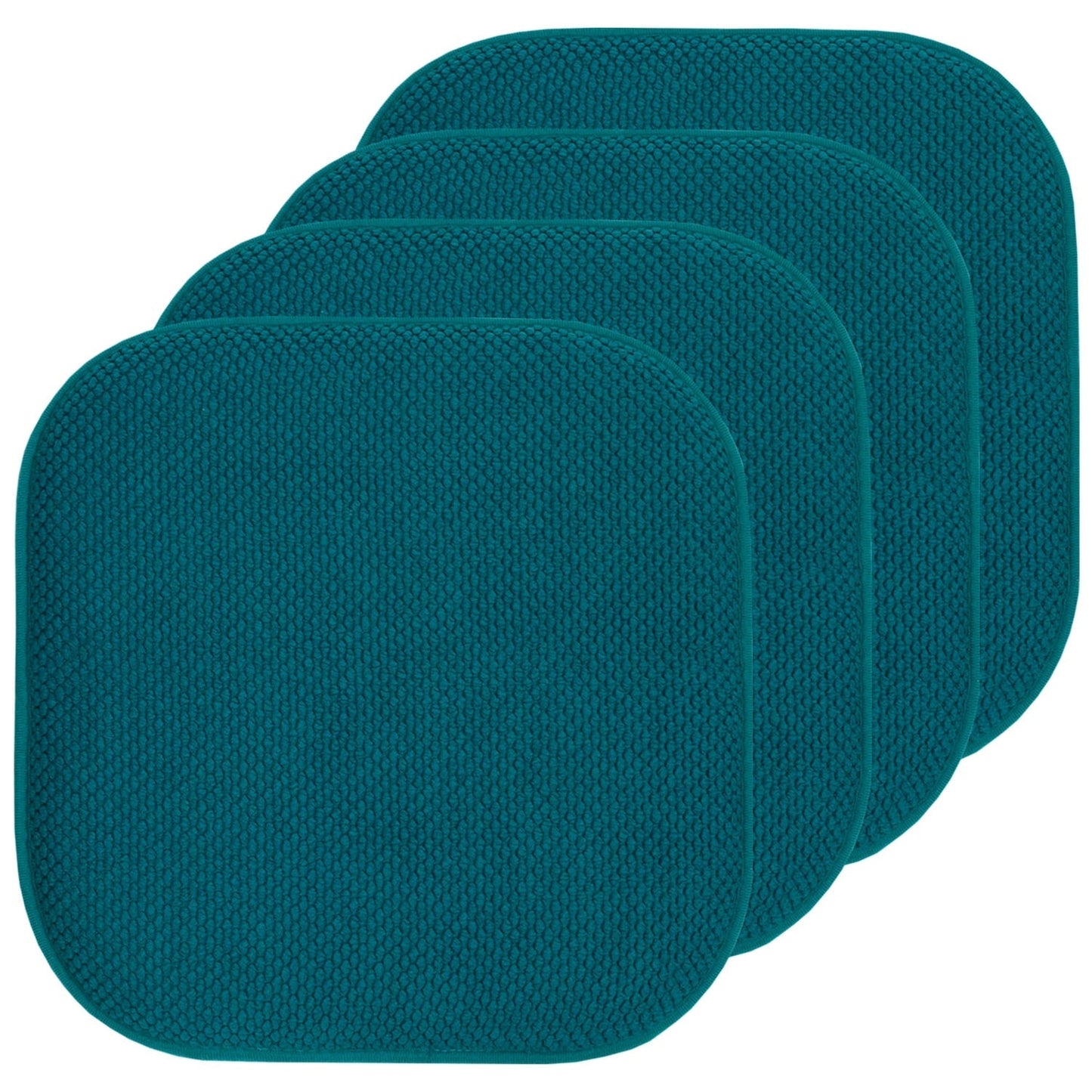16 Zoll große, quadratische, rutschfeste Sitzkissen aus Memory-Schaum (2 oder 4) – 16 x 16
