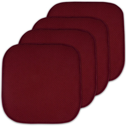 16 Zoll große, quadratische, rutschfeste Sitzkissen aus Memory-Schaum (2 oder 4) – 16 x 16