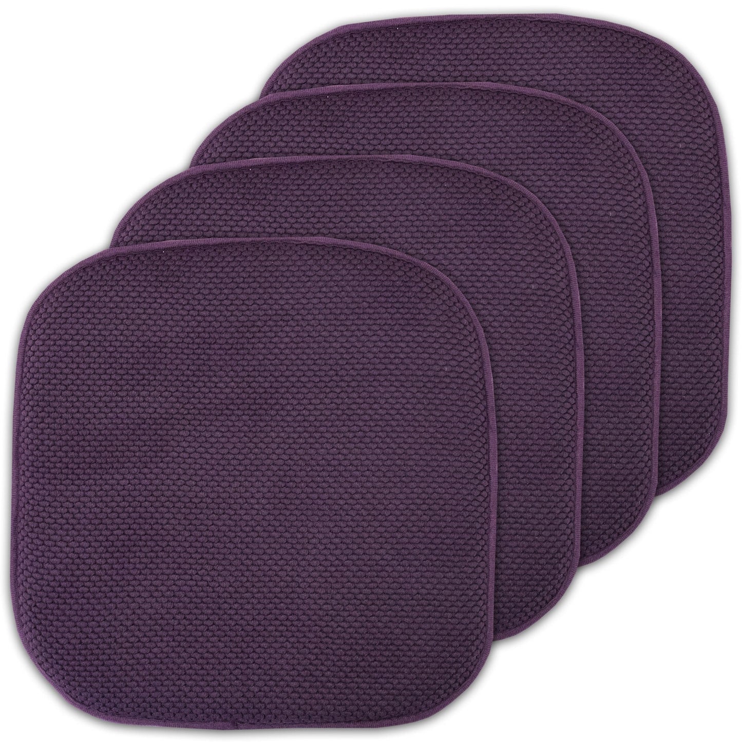 16 Zoll große, quadratische, rutschfeste Sitzkissen aus Memory-Schaum (2 oder 4) – 16 x 16