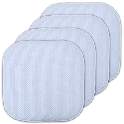 16 Zoll große, quadratische, rutschfeste Sitzkissen aus Memory-Schaum (2 oder 4) – 16 x 16