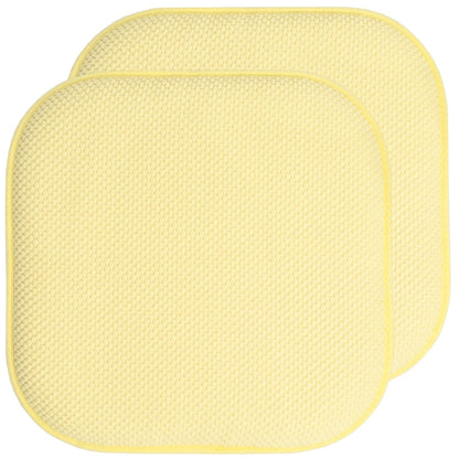 16 Zoll große, quadratische, rutschfeste Sitzkissen aus Memory-Schaum (2 oder 4) – 16 x 16