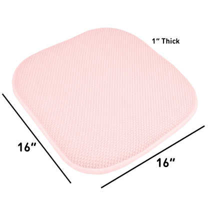 16 Zoll große, quadratische, rutschfeste Sitzkissen aus Memory-Schaum (2 oder 4) – 16 x 16