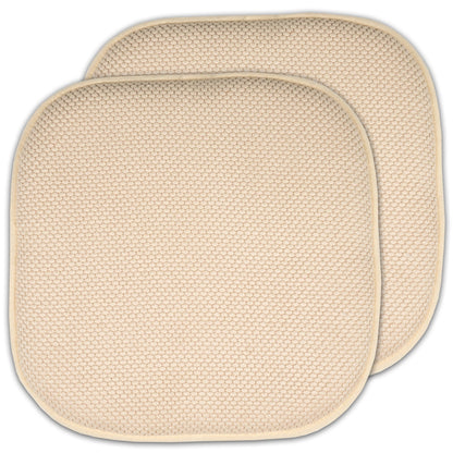 16 Zoll große, quadratische, rutschfeste Sitzkissen aus Memory-Schaum (2 oder 4) – 16 x 16