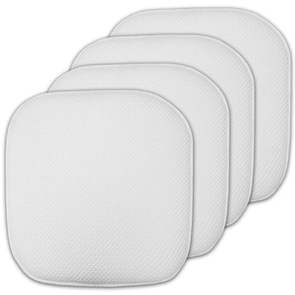 16 Zoll große, quadratische, rutschfeste Sitzkissen aus Memory-Schaum (2 oder 4) – 16 x 16