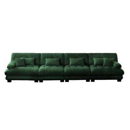 173.2 Chenille with Bolster Armrests, High-Resilience Sponge Cushions