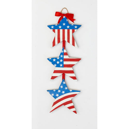 19 Holz Americana Hängesterne - 19